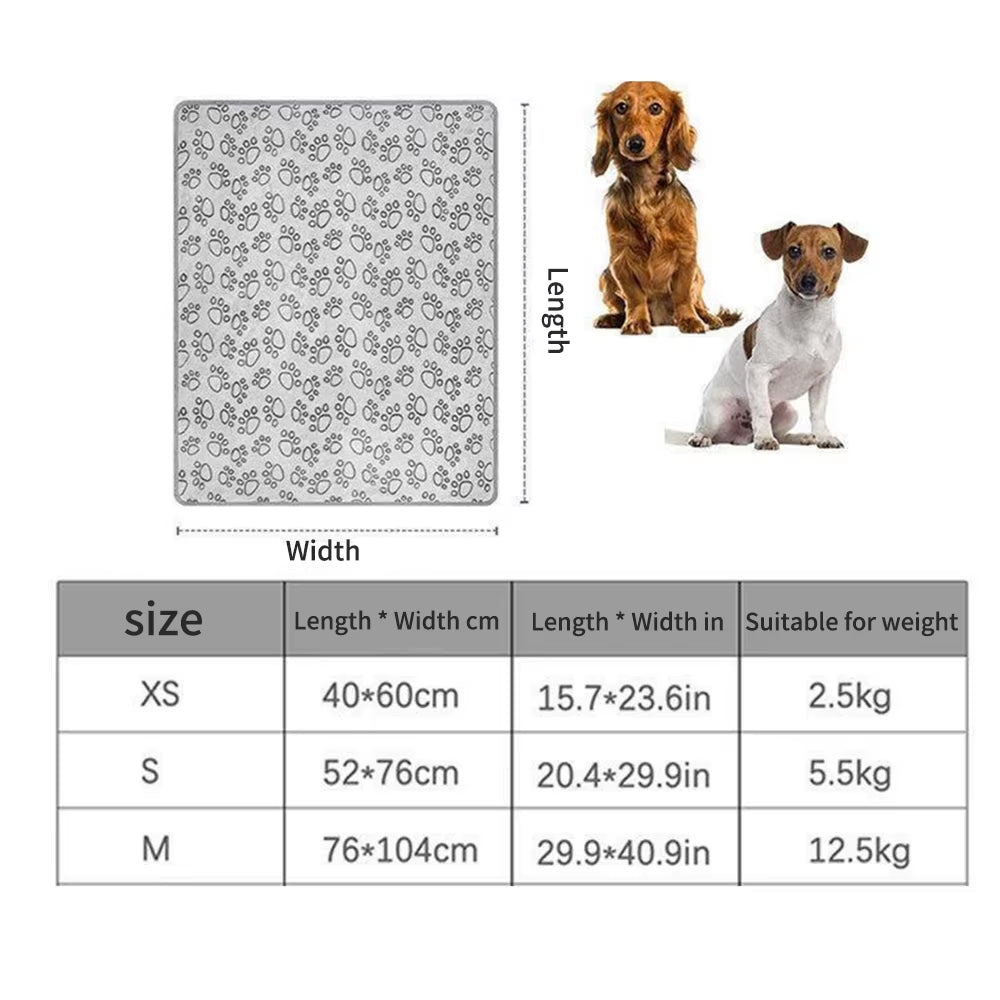 Soft Dog Mat Blanket Washable, Cat Blanket for Indoor Cats Mat Large Medium Small Dog Gifts Puppy Essentials (Grey) Bed